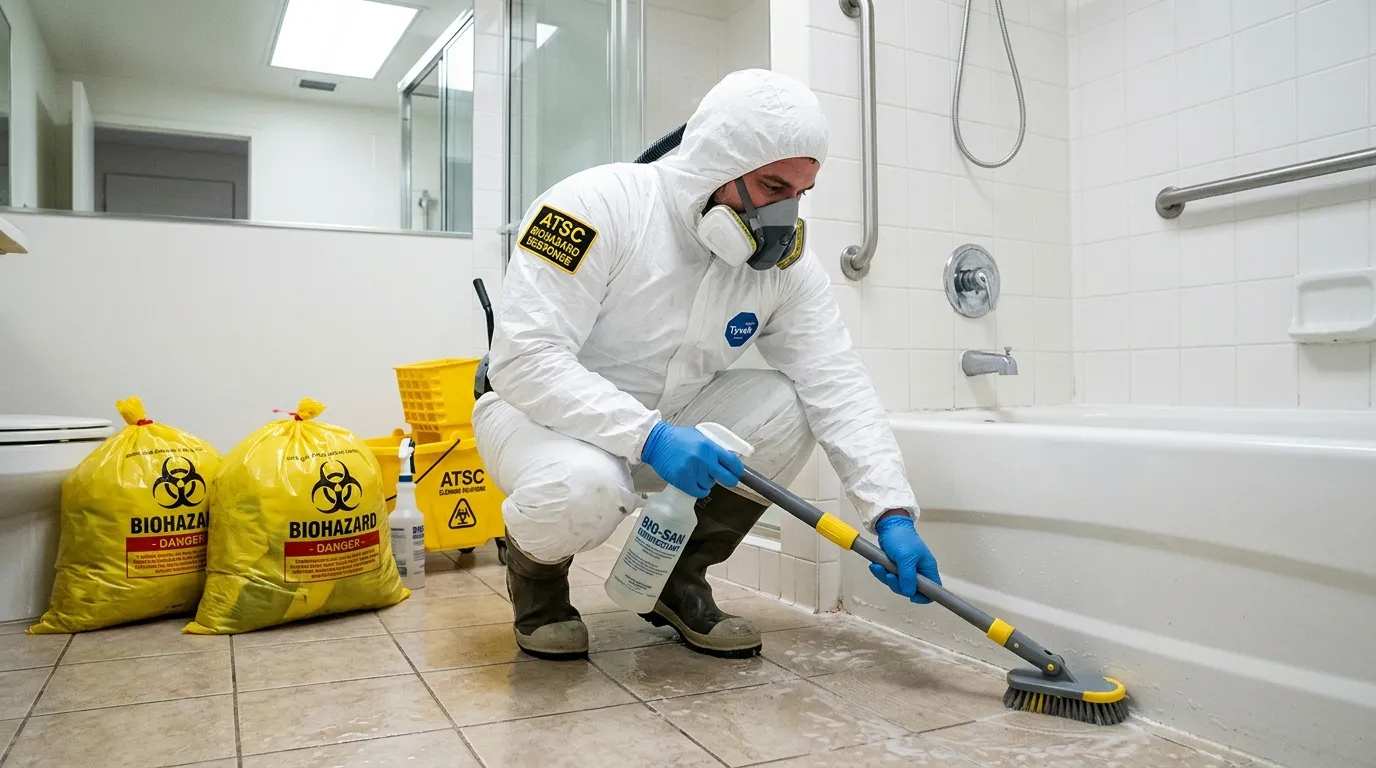 Decontamination equipment deployed for Blood Cleanup in Northwood